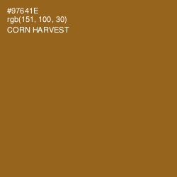 #97641E - Corn Harvest Color Image